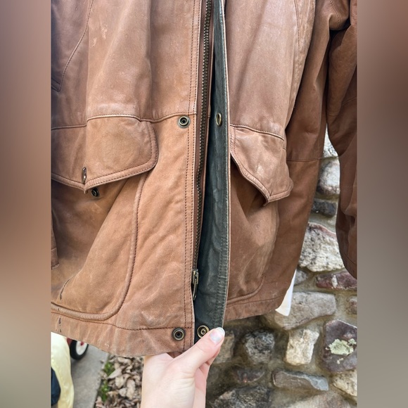 Vintage London Fog Leather Coat - Picture 11 of 12